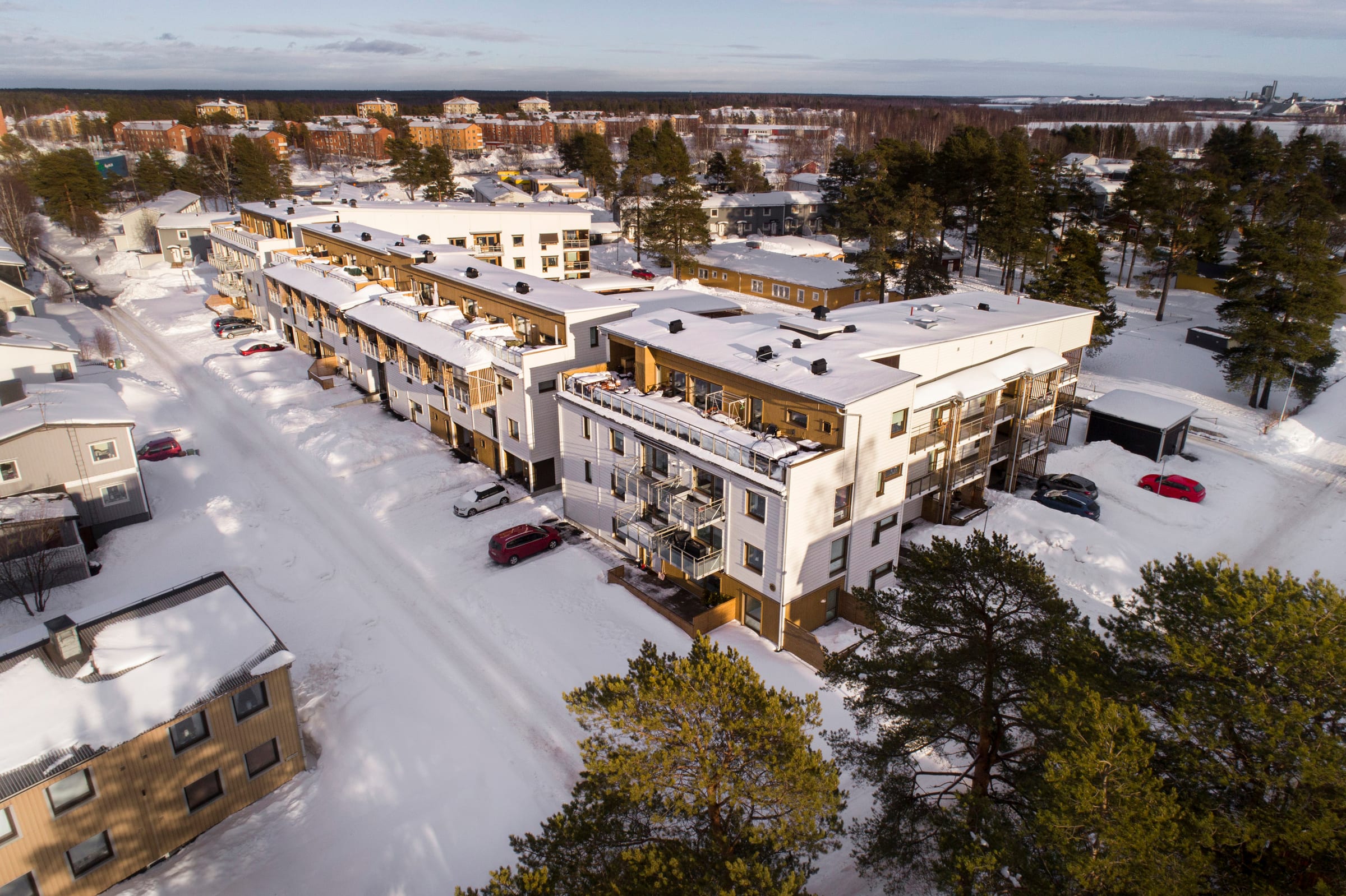 HSB Trädgården, fasaddetalj.