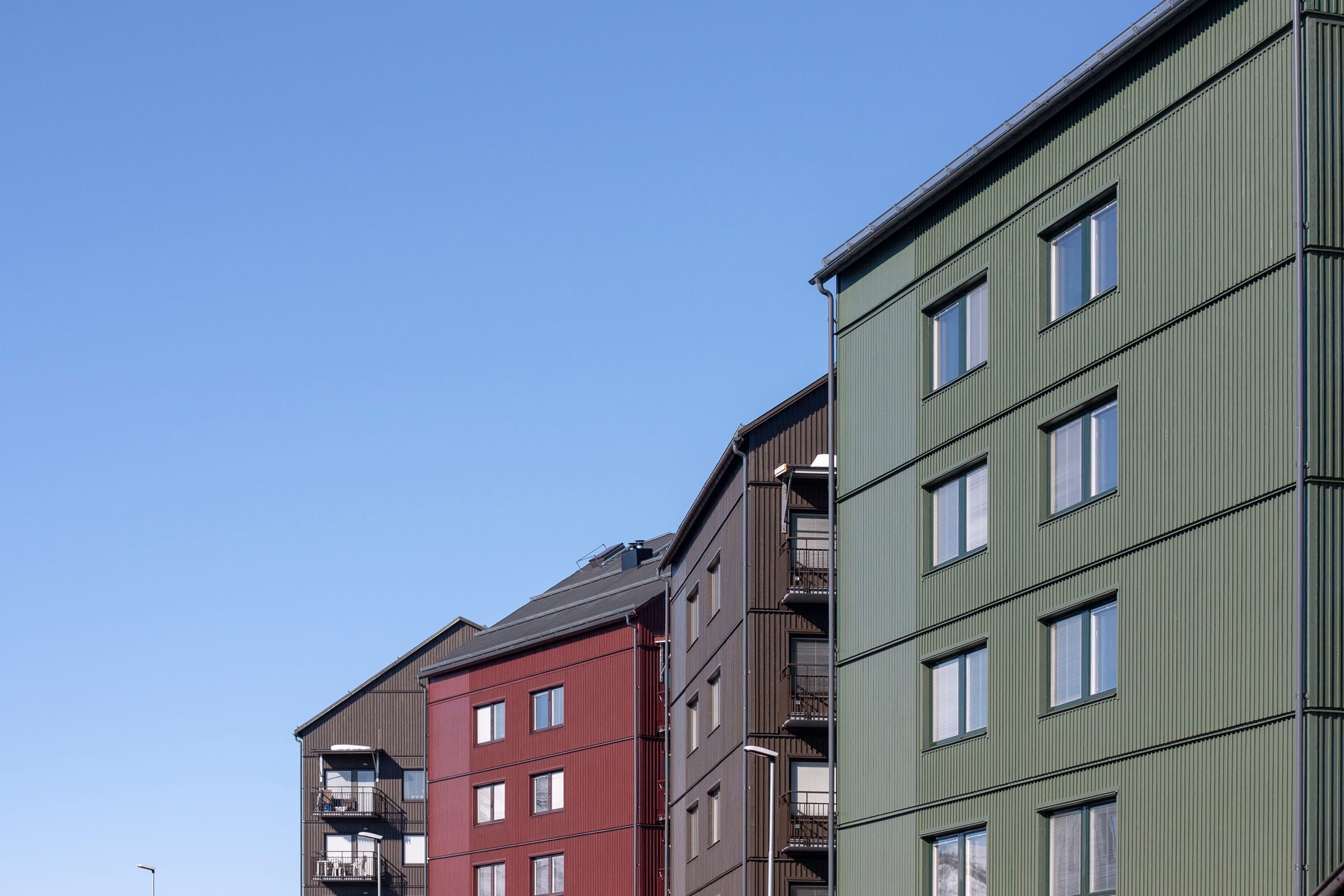 Nordmark & Nordmark arkitekter, Repisvaara, LKAB, Lindbäcks, flerbostadshus, Gällivare, Industriellt byggande