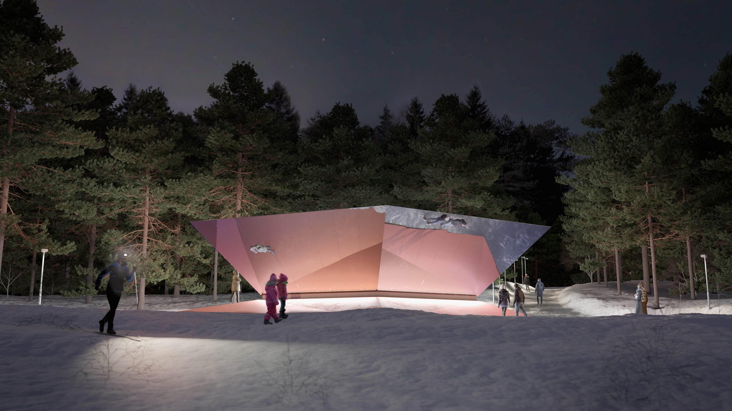 Nordmark & Nordmark arkitekter, Prisma, pumpstation, Luleå, tävling, arkitekttävling, Mjölkudden